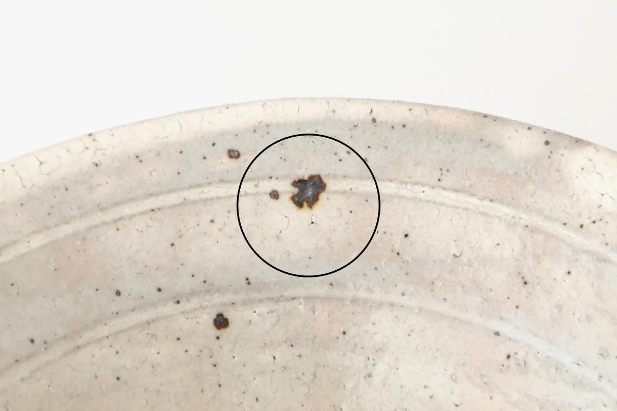 Round Flat Bowl Kohiki 19.5cm/7.7in | Mino Ware