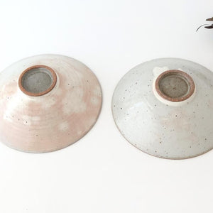 Round Flat Bowl Kohiki 19.5cm/7.7in | Mino Ware