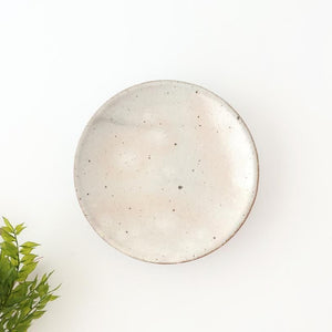 Round Plate Kohiki 16cm/6.3in | Mino Ware