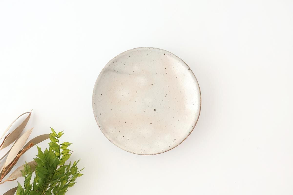 Round Plate Kohiki 16cm/6.3in | Mino Ware