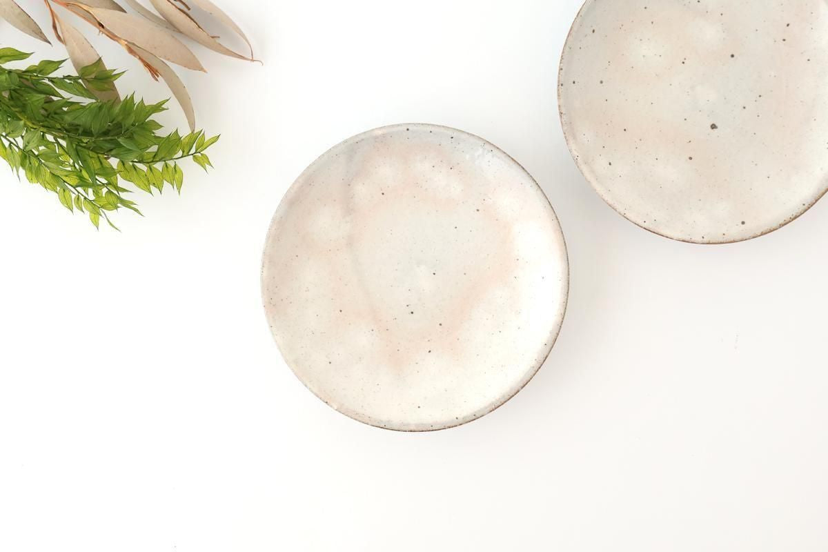 Round Plate Kohiki 16cm/6.3in | Mino Ware