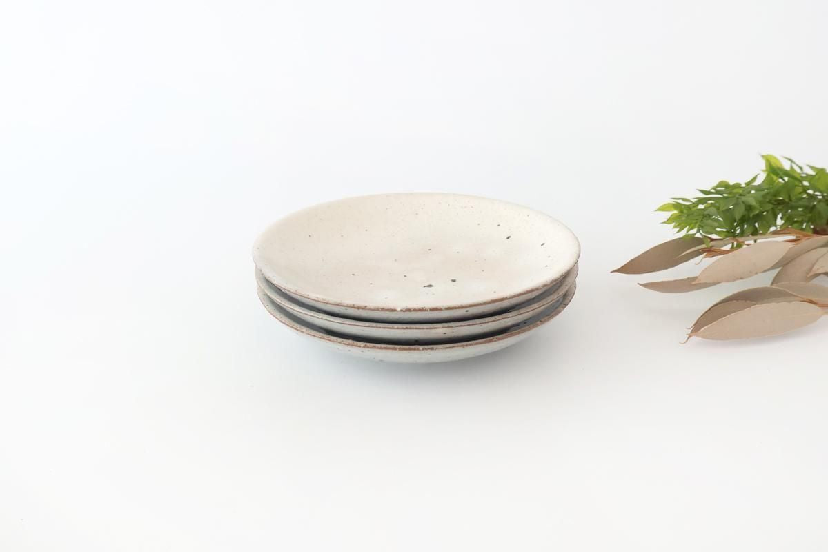 Round Plate Kohiki 16cm/6.3in | Mino Ware