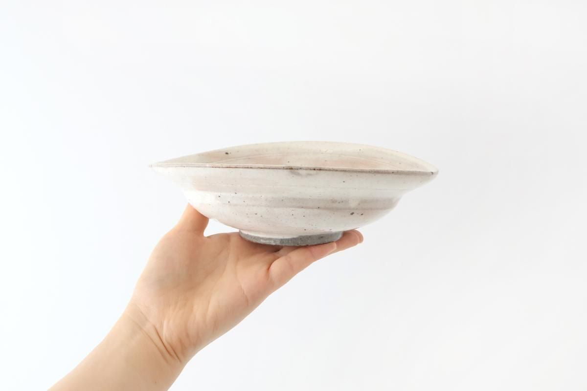 Distorted Bowl Kohiki | Serving Bowl Mino Ware