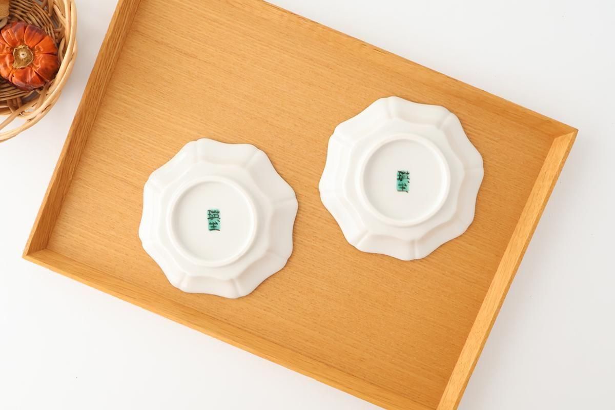 Kutani Bitoen Octagonal Plate Diamond Pattern 11cm/4.3in | Kutani Ware