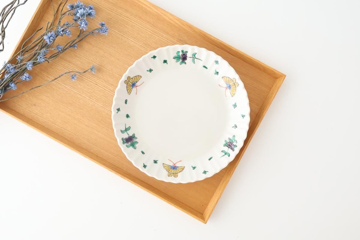 Kutani Bitoen Plate Butterfly 1 9.5㎝/7.7in | Kutani Ware