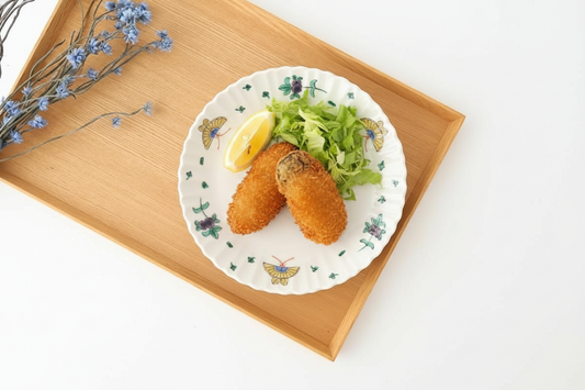 Kutani Bitoen Plate Butterfly 1 9.5㎝/7.7in | Kutani Ware