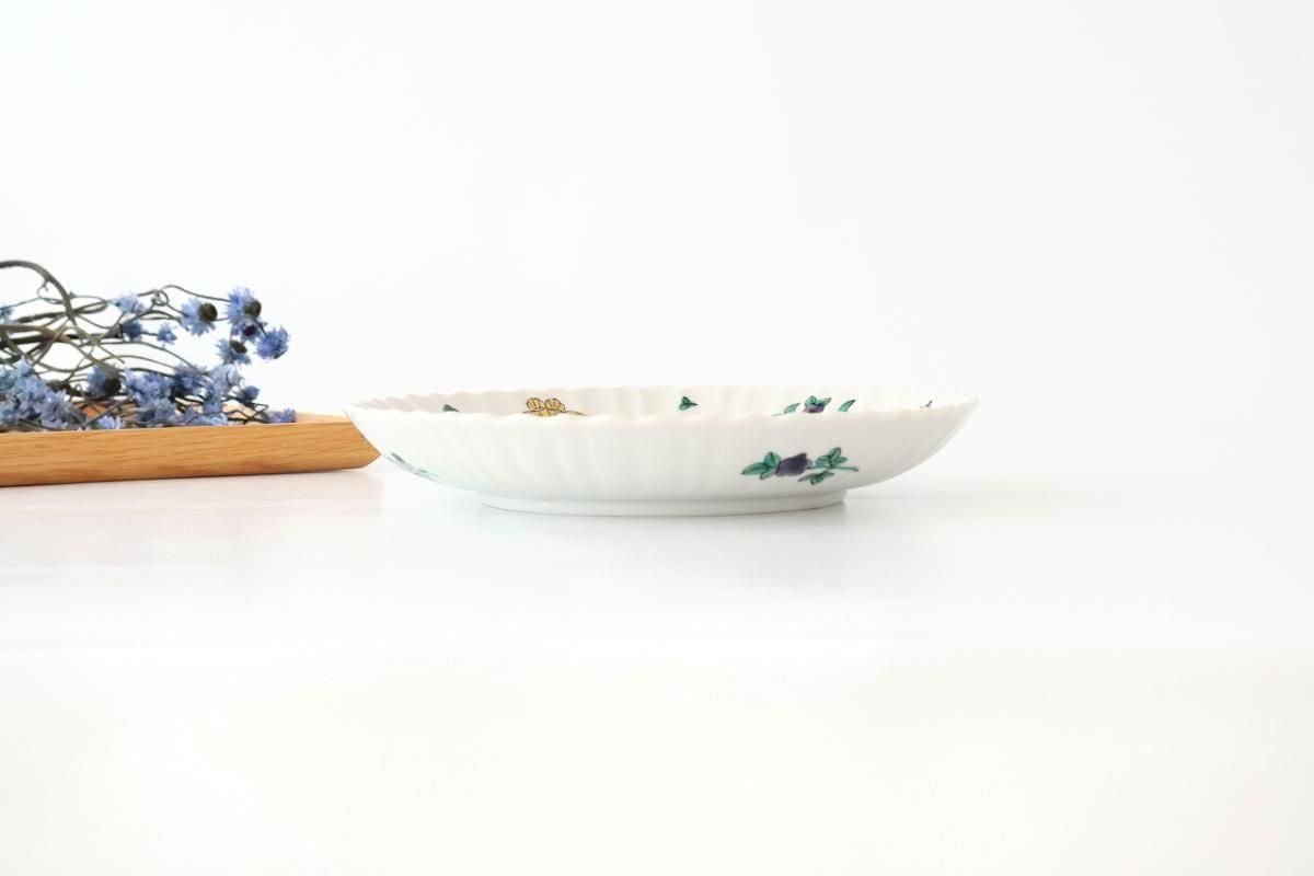 Kutani Bitoen Plate Butterfly 1 9.5㎝/7.7in | Kutani Ware