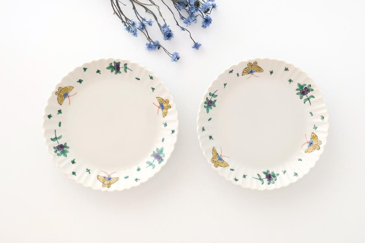 Kutani Bitoen Plate Butterfly 1 9.5㎝/7.7in | Kutani Ware