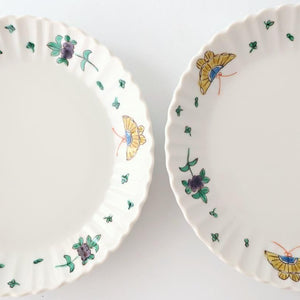 Kutani Bitoen Plate Butterfly 1 9.5㎝/7.7in | Kutani Ware
