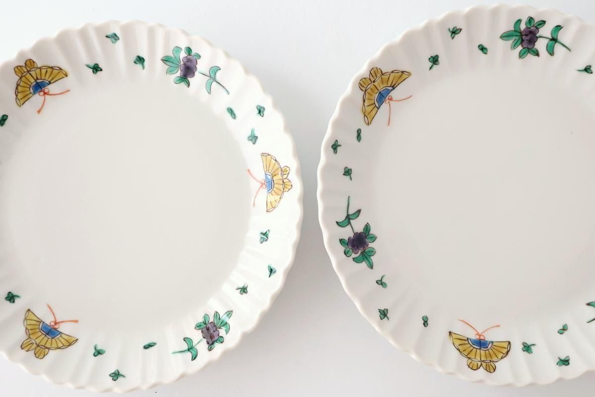 Kutani Bitoen Plate Butterfly 1 9.5㎝/7.7in | Kutani Ware