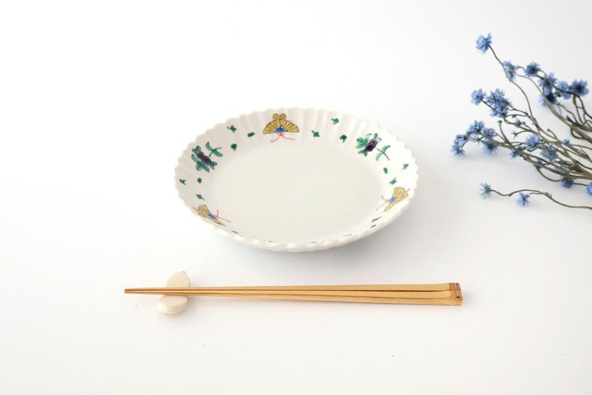 Kutani Bitoen Plate Butterfly 1 9.5㎝/7.7in | Kutani Ware