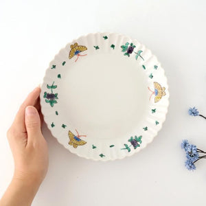 Kutani Bitoen Plate Butterfly 1 9.5㎝/7.7in | Kutani Ware