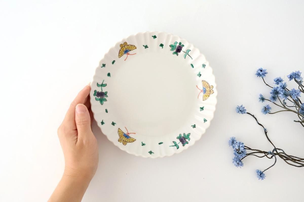 Kutani Bitoen Plate Butterfly 1 9.5㎝/7.7in | Kutani Ware
