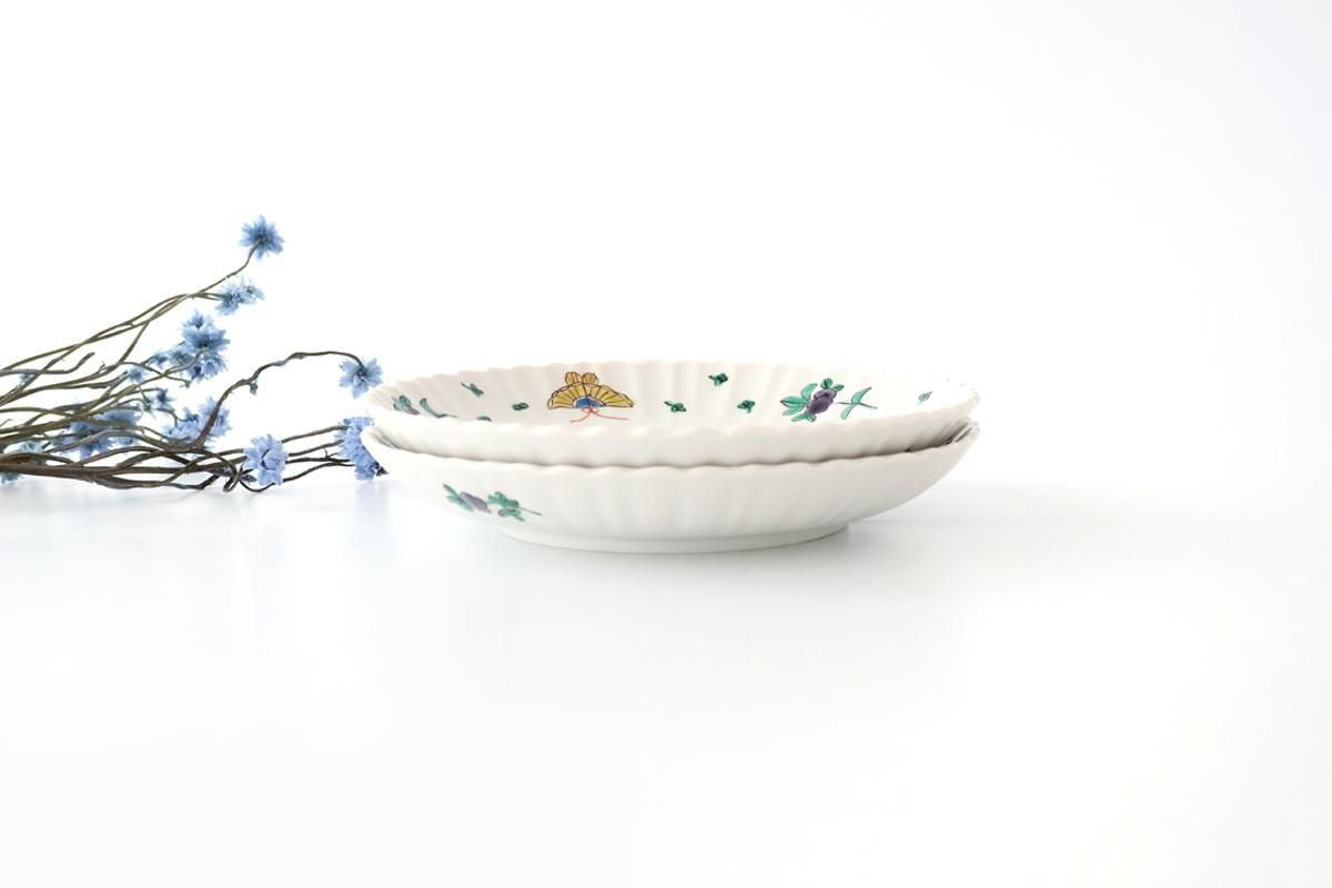 Kutani Bitoen Plate Butterfly 1 9.5㎝/7.7in | Kutani Ware