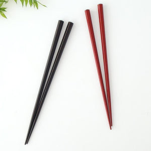 [Pair set] KORINDO Chopsticks and Chopstick Rests Black and Red