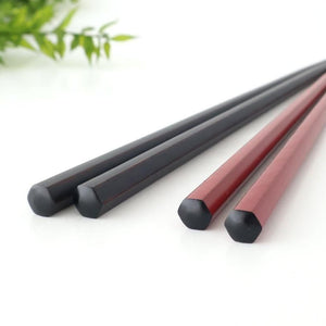 [Pair set] KORINDO Chopsticks and Chopstick Rests Black and Red