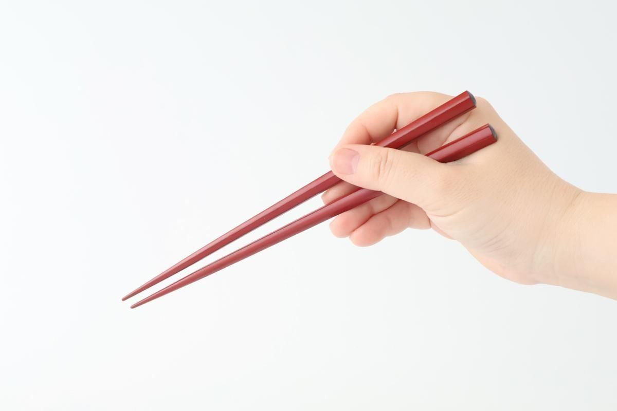 [Pair set] KORINDO Chopsticks and Chopstick Rests Black and Red