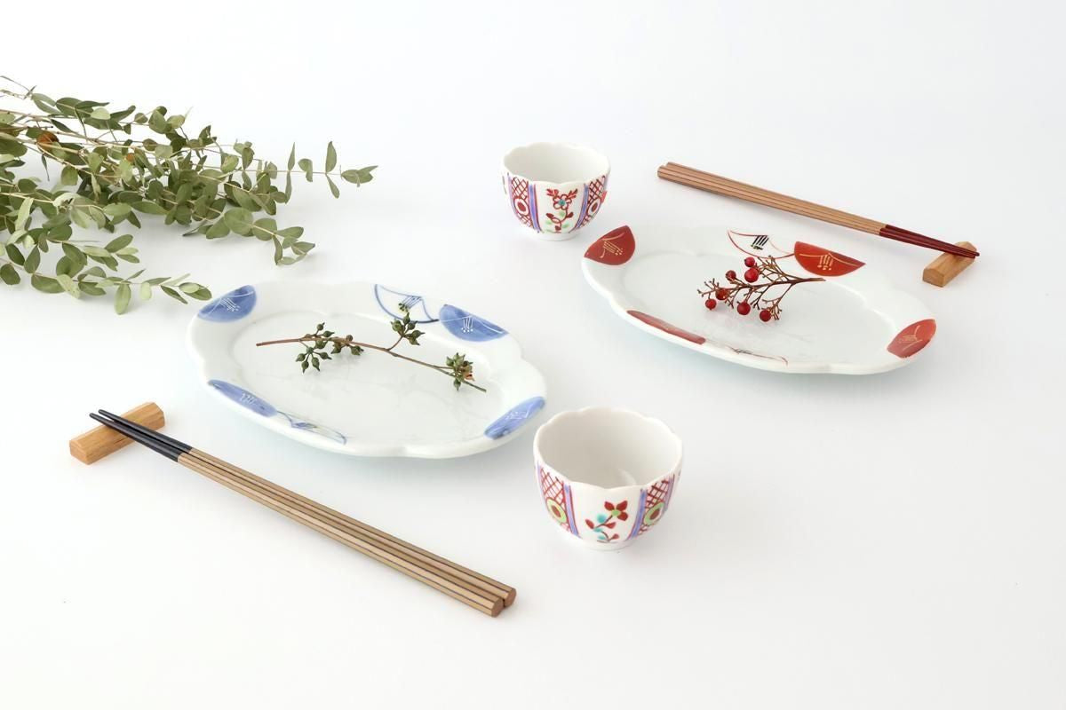 [Pair set] KORINDO Chopsticks and Chopstick Rests Stripes Design