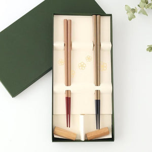 [Pair set] KORINDO Chopsticks and Chopstick Rests Stripes Design