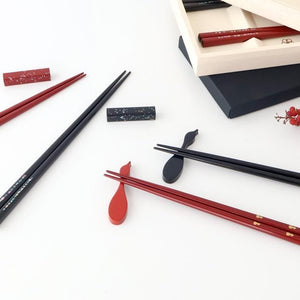 [Pair set] KORINDO Chopsticks and Chopstick Rests Mother-of-pearl Inlay(Raden)