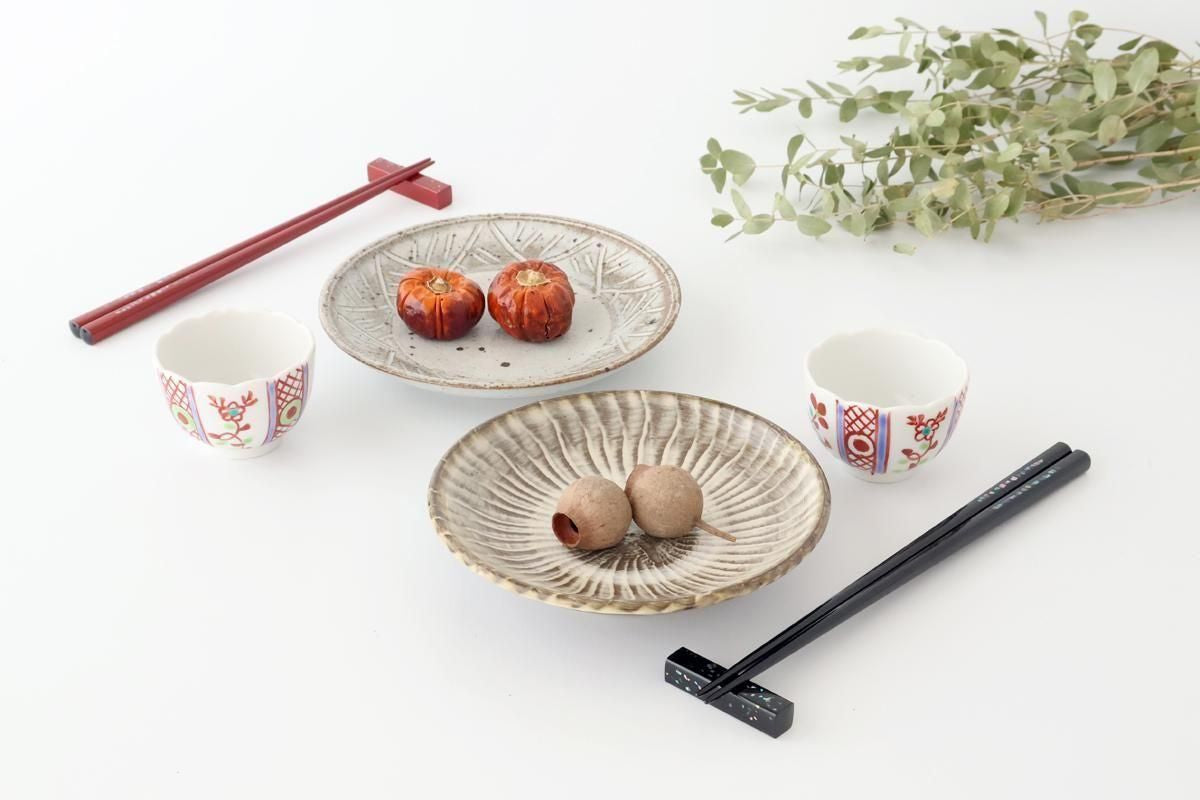 [Pair set] KORINDO Chopsticks and Chopstick Rests Mother-of-pearl Inlay(Raden)