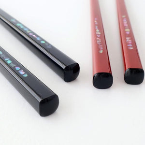 [Pair set] KORINDO Chopsticks and Chopstick Rests Mother-of-pearl Inlay(Raden)