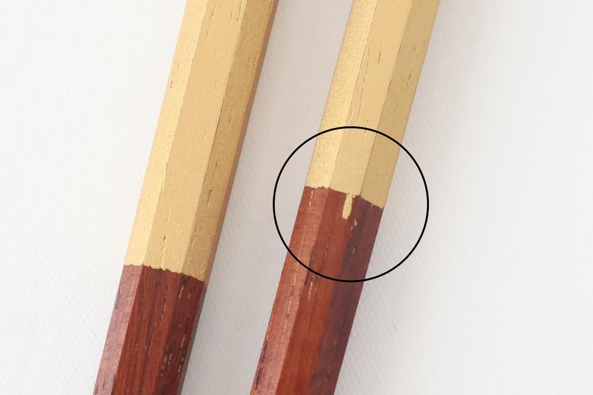 [Pair set] KORINDO Chopsticks Octagonal Tips Ebony and Rosewood