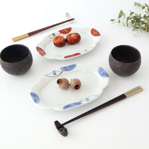 [Pair set] KORINDO Chopsticks Octagonal Tips Ebony and Rosewood