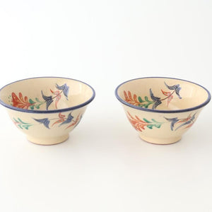 Toshin Kiln Small Bowl Red Deigo 12cm/4.7in | Kobachi Tsuboya Ware Yachimun