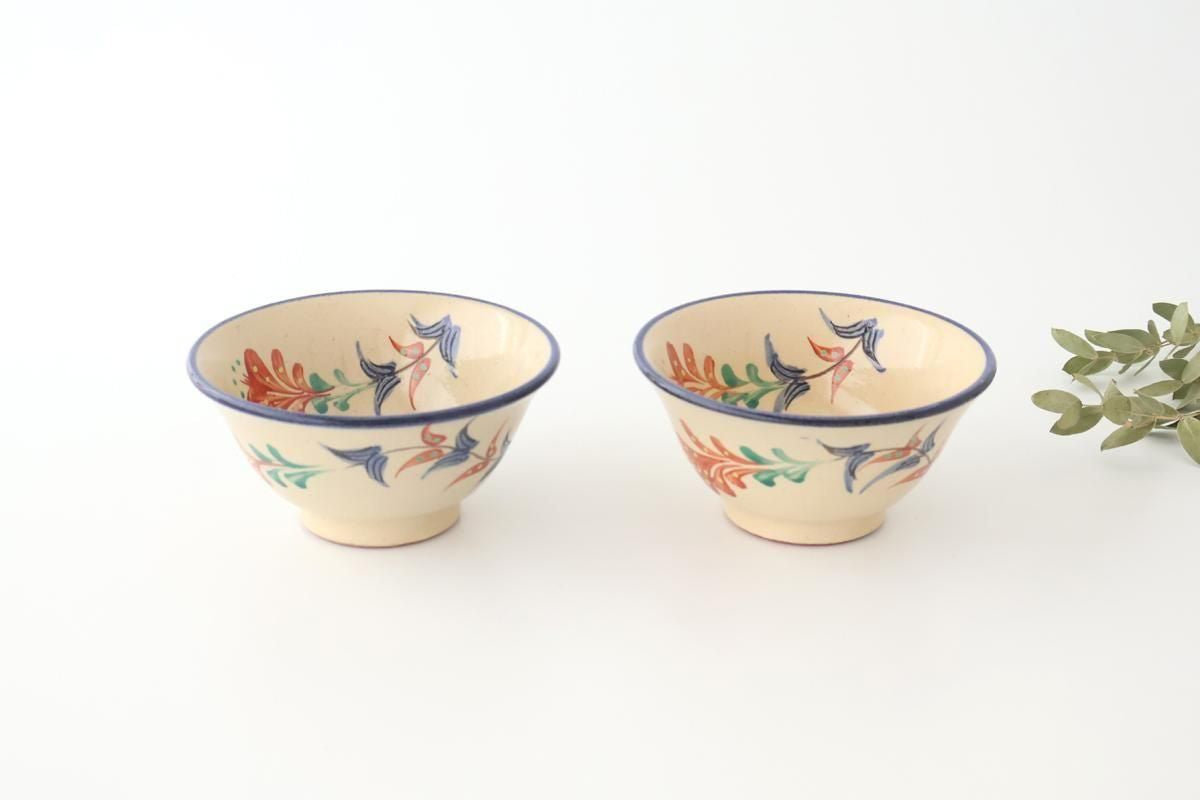 Toshin Kiln Small Bowl Red Deigo 12cm/4.7in | Kobachi Tsuboya Ware Yachimun