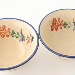 Toshin Kiln Small Bowl Red Deigo 12cm/4.7in | Kobachi Tsuboya Ware Yachimun