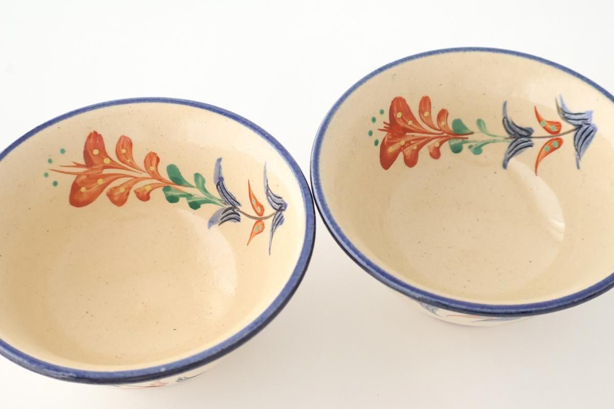 Toshin Kiln Small Bowl Red Deigo 12cm/4.7in | Kobachi Tsuboya Ware Yachimun