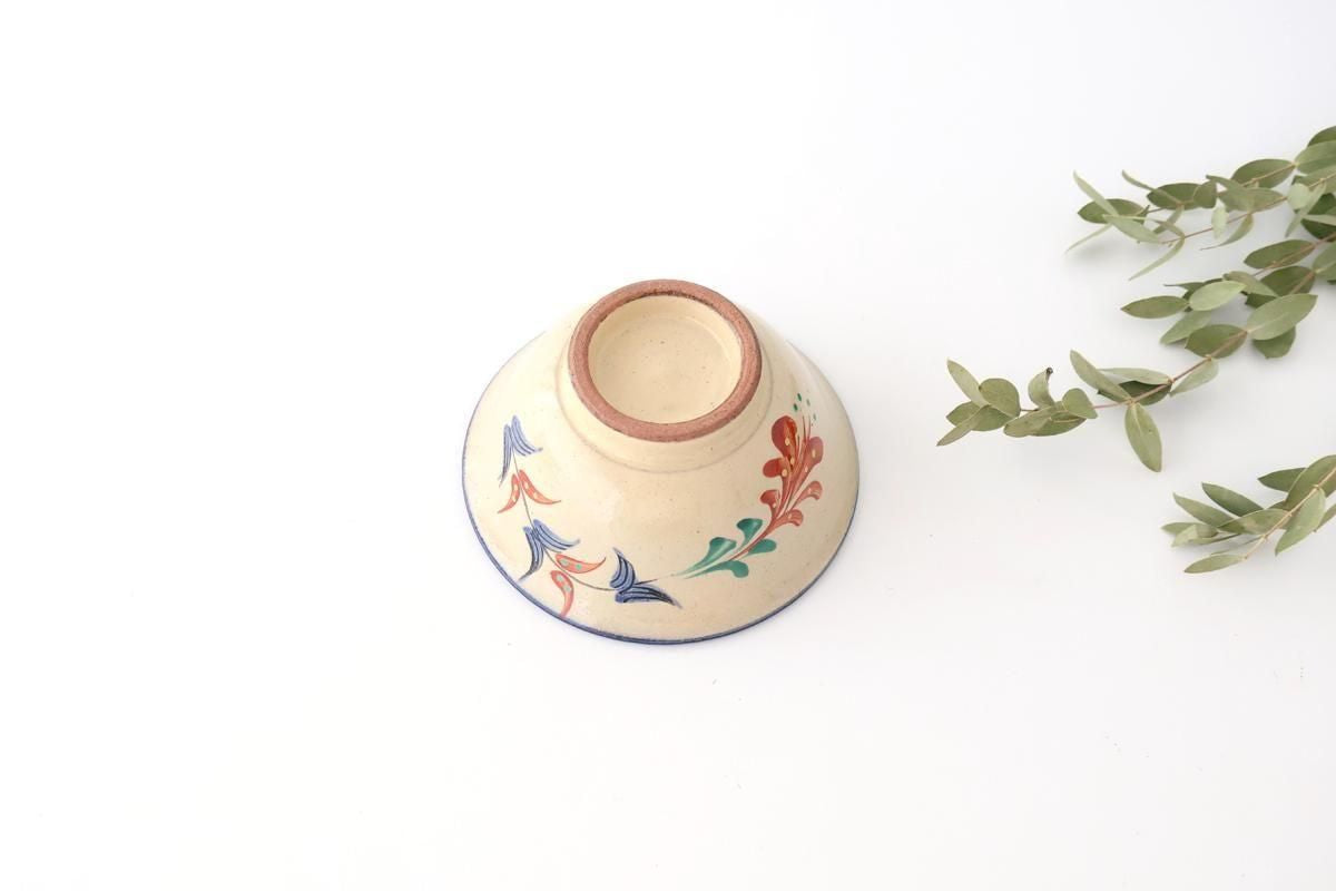 Toshin Kiln Small Bowl Red Deigo 12cm/4.7in | Kobachi Tsuboya Ware Yachimun