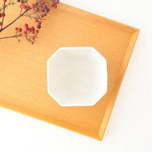 Biseki Kiln Octagonal Small Bowl Shochikubai Pattern | Kobachi Kutani Ware