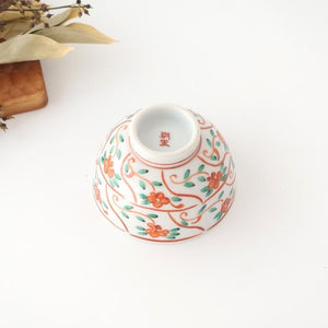 Kutani Bitoen Rice Bowl Shepherd Purse | Kutani Ware