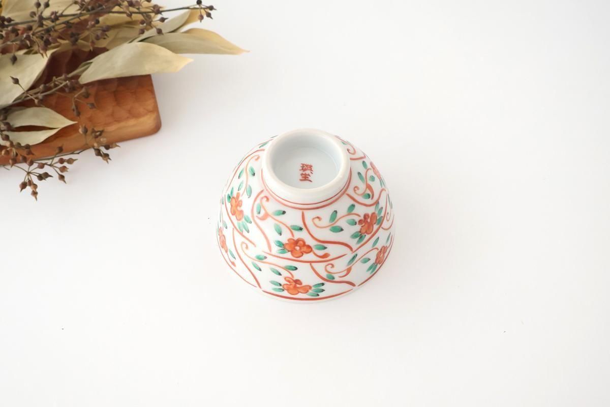 Kutani Bitoen Rice Bowl Shepherd Purse | Kutani Ware