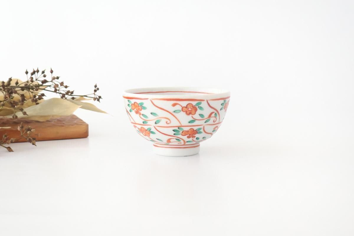 Kutani Bitoen Rice Bowl Shepherd Purse | Kutani Ware