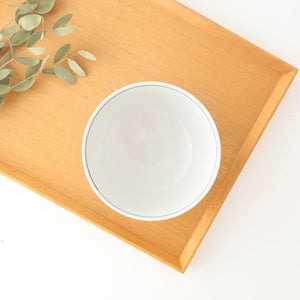 Kutani Bitoen Rice Bowl Shepherd Purse Blue and White | Kutani Ware