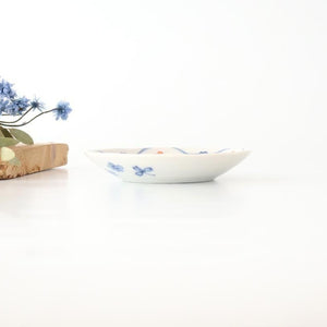 Kutani Bitoen Plate Mesh Flower pattern 11.5cm/4.5in | Kutani Ware