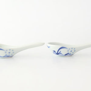 Baizan Kiln Renge（Chinese spoon) Blue Sun Pattern | Tobe Ware
