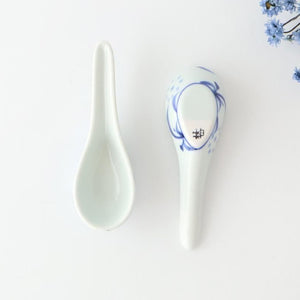 Baizan Kiln Renge（Chinese spoon) Blue Sun Pattern | Tobe Ware