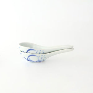 Baizan Kiln Renge（Chinese spoon) Blue Sun Pattern | Tobe Ware
