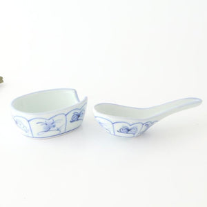 Baizan Kiln Renge（Chinese spoon)with Stand Shepherd Purse | Tobe Ware