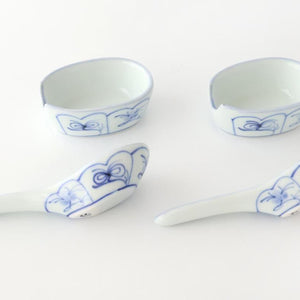 Baizan Kiln Renge（Chinese spoon)with Stand Shepherd Purse | Tobe Ware