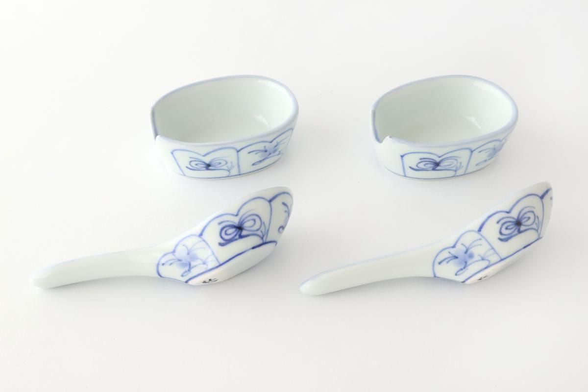 Baizan Kiln Renge（Chinese spoon)with Stand Shepherd Purse | Tobe Ware