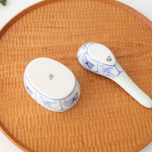 Baizan Kiln Renge（Chinese spoon)with Stand Shepherd Purse | Tobe Ware