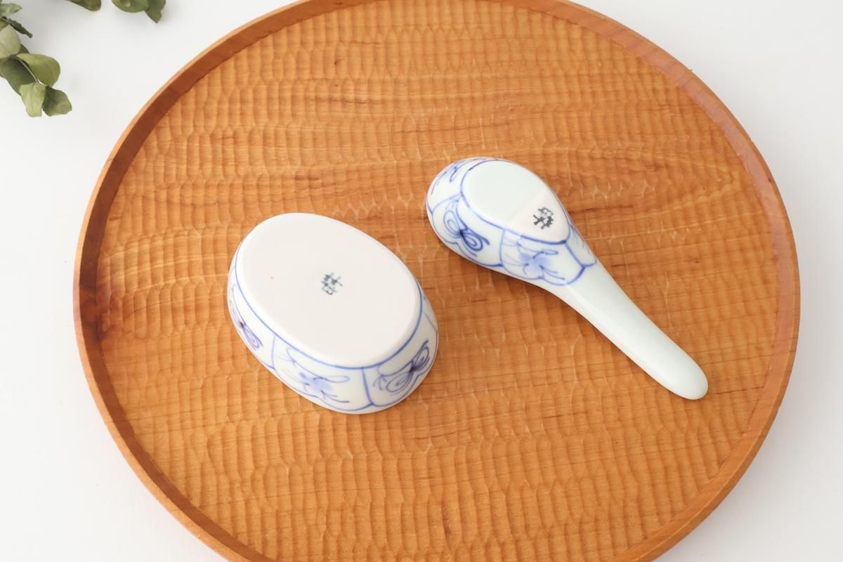 Baizan Kiln Renge（Chinese spoon)with Stand Shepherd Purse | Tobe Ware