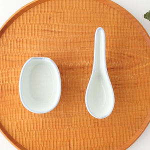 Baizan Kiln Renge（Chinese spoon)with Stand Shepherd Purse | Tobe Ware