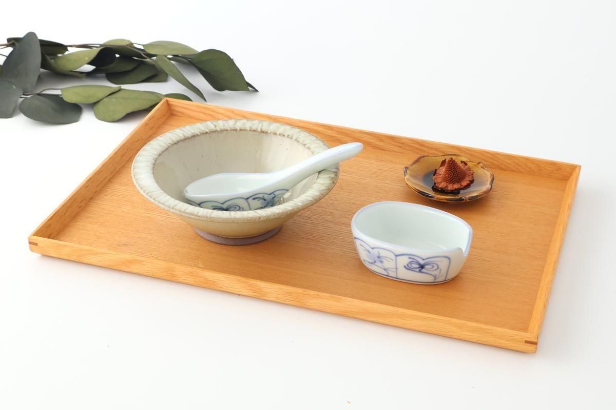 Baizan Kiln Renge（Chinese spoon)with Stand Shepherd Purse | Tobe Ware
