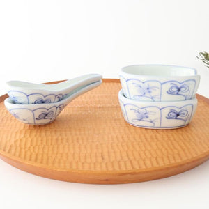 Baizan Kiln Renge（Chinese spoon)with Stand Shepherd Purse | Tobe Ware